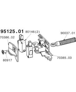 Conjunto final de carrera motor puerta corredera MEDVA ELIOT
