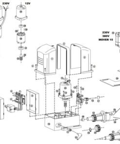 despiece repuestos motor corredera EMFA CU - Poteco - Mover - Roller 1