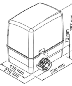 Motor para puerta corredera EMFA Expy 230v 2