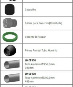 Vástago completo motor batiente Motorline Lince 2