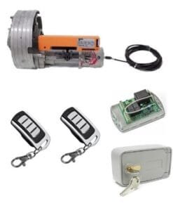 Kit motor enrollable cierre metalico roll 180kg