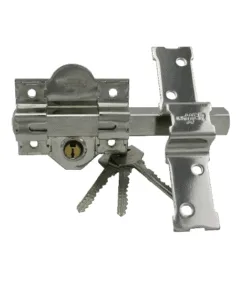 Cerrojo acabado en níquel llave/llave 2