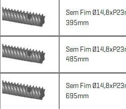 Alternative view of Repuesto tornillo sin fin motor puerta batiente Motorline Lince